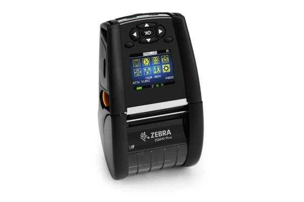 Zebra ZQ600 Series ZQ610 Plus - Etikettskriver - direktetermisk - Rull (5,54 cm) - 203 dpi - inntil 115 mm/sek - Wi-Fi(ax), Bluetooth 5.3, Wi-Fi(ac...
