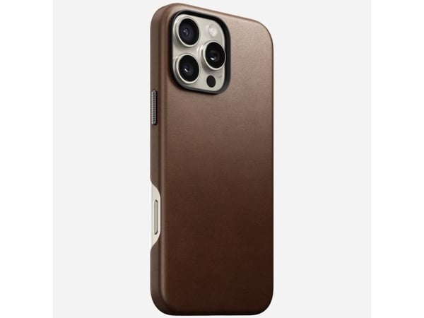 Nomad NM01389385, Etui, Apple, iPhone 16 Pro Max, 17,5 cm (6.9"), Brun