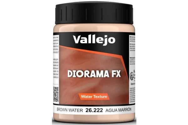 Vallejo 26.222 Diorama FX - Water Textures - Brown Water (200 ml)