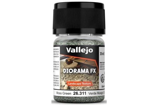 Vallejo 26.311 - Diorama FX - Landskapsteksturer - Moss Green (1-2 mm)