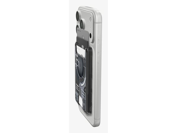 Spigen Ultra Hybrid Zero One V2, Kortholder, Svart, Grå, Polykarbonat (PC), Termoplastisk polyuretan (TPU), Apple, Apple - iPhone 12 or newer or wi...