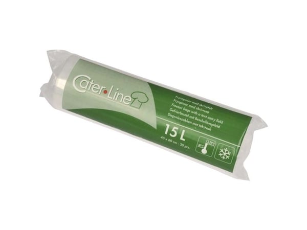 Fryseposer, 32 µm, 400 x 600 mm, LD-PE transparent, rulle a 30 stk Fødevaregodkendt - (25 stk.)