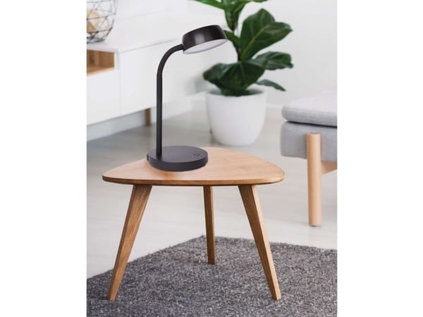 LED liten skrivebordslampe, svart