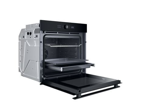 Whirlpool WOI4S8PM1SB, Medium, Elektrisk ovn, 73 l, 3450 W, 73 l, Hydrolytisk + pyrolytisk