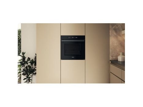 Whirlpool WOI4S8PM1SB, Medium, Elektrisk ovn, 73 l, 3450 W, 73 l, Hydrolytisk + pyrolytisk