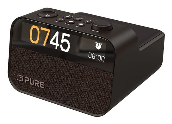 Pure Moment Charge - Klokkeradio - 10 watt - uten operativsystem - kaffe svart