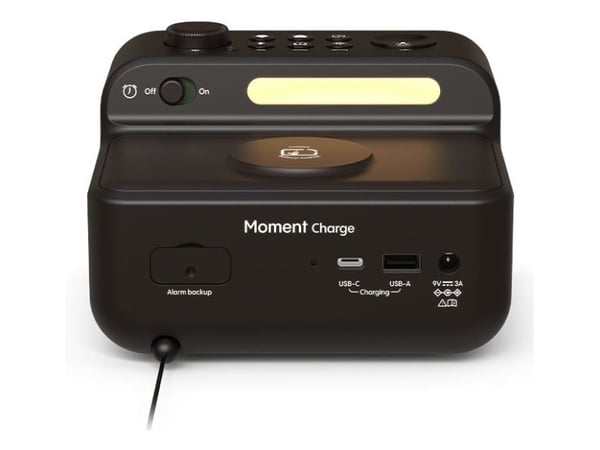 Pure Moment Charge - Klokkeradio - 10 watt - uten operativsystem - kaffe svart