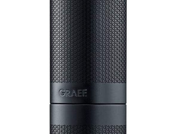 Graef MCM12EU, Bladkvern, 25 g, Sort, Rustfritt stål, Tre, 600 g, 54 mm