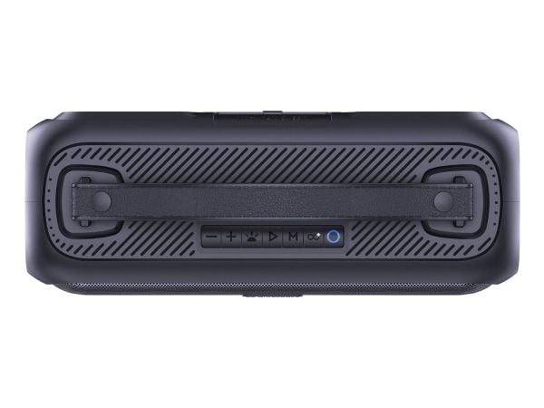 Streetz B200 Boombox 2x 7.5 W, IPX5, AUX, USB flash, LED, black, 30 W, 80 - 16000 Hz, 30 W, Ledning & Trådløs, USB Type-A, Stereo bærbar høyttaler