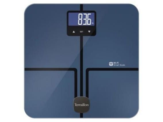 Terraillon Master Coach Ultra, Elektronisk personvekt, 180 kg, 100 g, Sort, Blå, kg, Rektangel