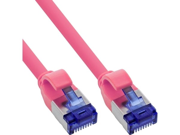 InLine 74955M, 0,5 m, Cat6a, S/FTP (S-STP), RJ-45, RJ-45, Magenta