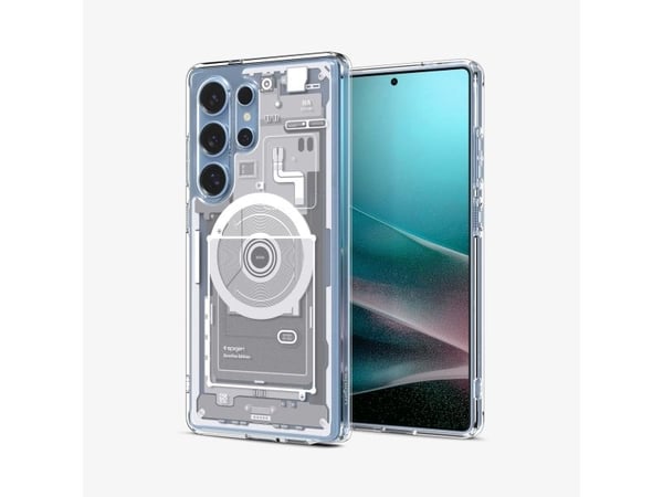 Spigen Ultra Hybrid Zero One (MagFit), deksel, Samsung, Galaxy S25 Ultra, 17,5 cm (6,9"), hvit