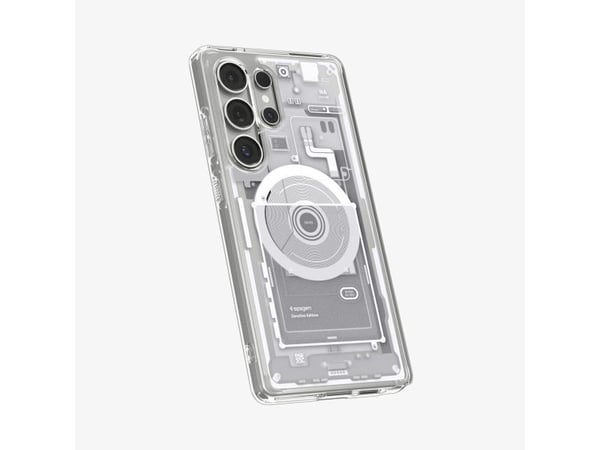 Spigen Ultra Hybrid Zero One (MagFit), deksel, Samsung, Galaxy S25 Ultra, 17,5 cm (6,9"), hvit