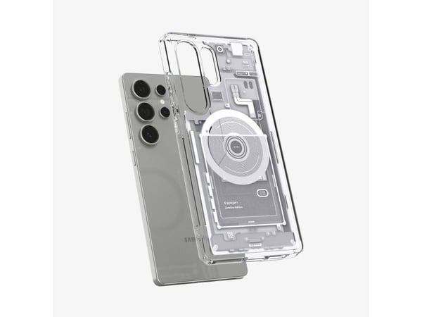 Spigen Ultra Hybrid Zero One (MagFit), deksel, Samsung, Galaxy S25 Ultra, 17,5 cm (6,9"), hvit