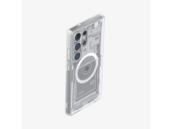 Spigen Ultra Hybrid Zero One (MagFit), deksel, Samsung, Galaxy S25 Ultra, 17,5 cm (6,9"), hvit