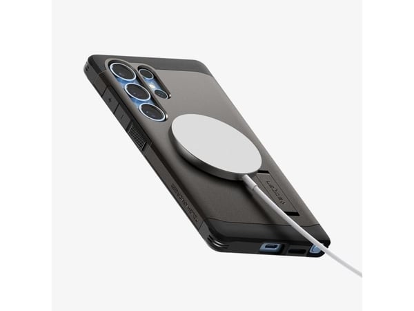 SPIGEN TOUGH ARMOR-deksel kompatibel med MagSafe for SAMSUNG S25 Ultra gunmetal