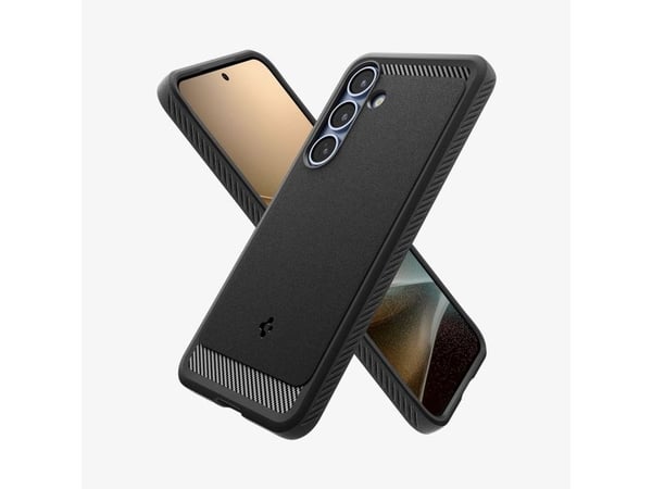 Spigen Rugged Armor Magfit - Baksidedeksel for mobiltelefon - polykarbonat, termoplast-polyuretan (TPU), støtskum - matt svart - for Samsung Galaxy...