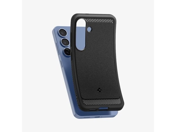 Spigen Rugged Armor Magfit - Baksidedeksel for mobiltelefon - polykarbonat, termoplast-polyuretan (TPU), støtskum - matt svart - for Samsung Galaxy...