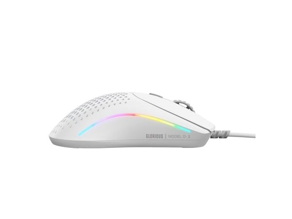 Glorious Gaming Model O 2 Mini, Oikeakätinen, Optinen, USB A-tyyppi, 26000 DPI, Valkoinen