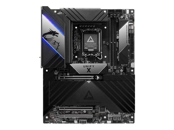 MSI MEG Z890 UNIFY-X - Hovedkort - ATX - LGA1851-sokkel - Z890 Chipset - USB-C 3.2 Gen 2x2, USB 3.2 Gen 1, USB 3.2 Gen 2, USB-C 3.2 Gen2 - 5 Gigabi...