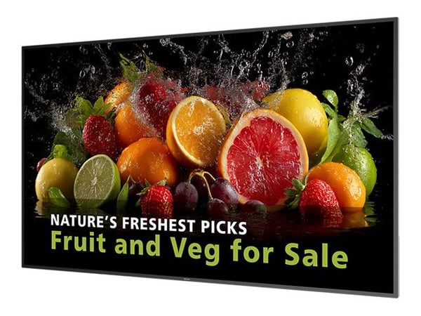 Philips 75BDL5050D - 75" Diagonal klass (74.5" visbar) - 5000 Series LED-bakgrundsbelyst LCD-skärm - digital skyltning - Android - 4K UHD (2160p) 3...