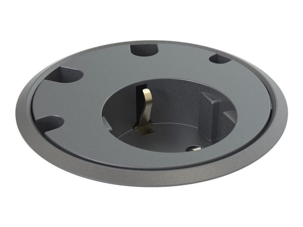 Forming Function Powerdot 11 - Eluttag - 4 cable grommet, adjustable height - Typ F - 1 eluttag - 16 A - svart