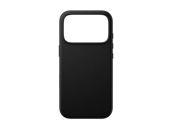 CARE by PanzerGlass Solo - Bagsidecover til mobiltelefon - MagSafe-kompatibilitet - polyuretan, polykarbonat - sort - for Apple iPhone 17 Pro