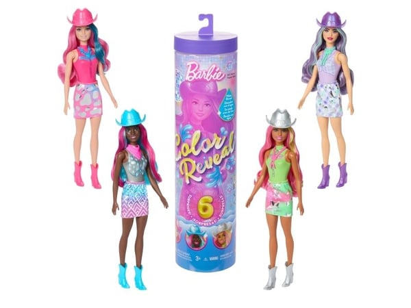 Barbie Color Reveal -nukkevalikoima, Muotinukke, Naaras, 3 vuosi/vuosia, Tyttö, 325 mm, 140 g