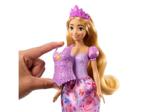 Disney Princess Rapunzel 2-i-1 Stories-modedukke, Minidukke, Pige, 3 År, Dreng/Pige, 90 mm, Flerfarvet