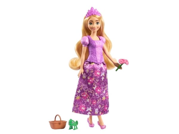 Disney Princess Rapunzel 2-i-1 Stories-modedukke, Minidukke, Pige, 3 År, Dreng/Pige, 90 mm, Flerfarvet