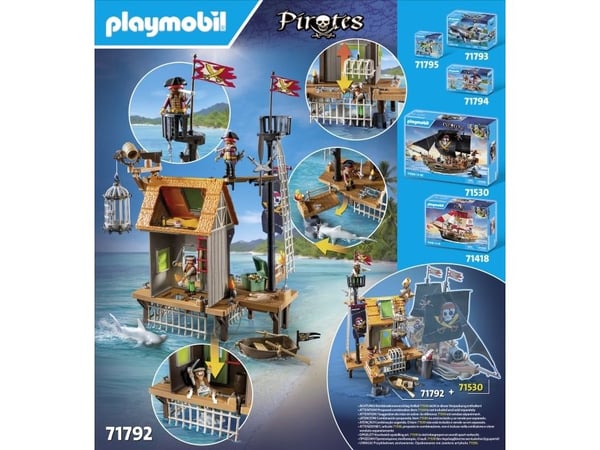 Playmobil Pirates 71792, Action/ Eventyr, 4 år, Flerfarget, Plast