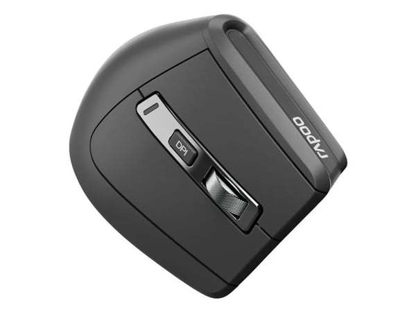 Rapoo EV310M mörkgrå trådlös ergonomisk mus (R-13049)