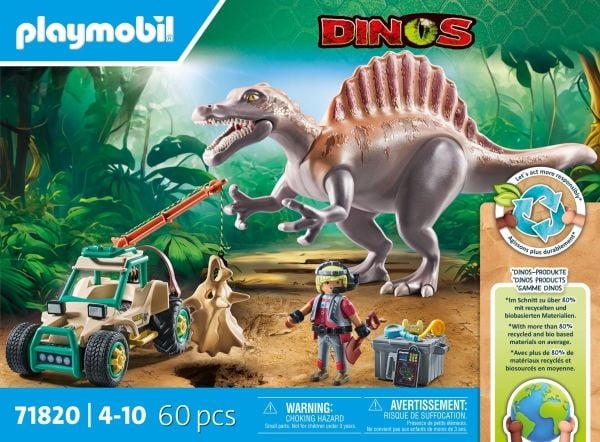 Playmobil Dinos 71820, Action/ Eventyr, 4 år, Flerfarget, Plast
