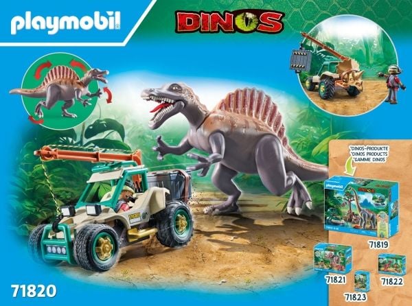 Playmobil Dinos 71820, Action/ Eventyr, 4 år, Flerfarget, Plast
