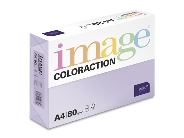 Antalis Image Coloraction, Kopiering, A4 (210x297 mm), 2500 ark, 80 g/m², Lavender, 105 µm