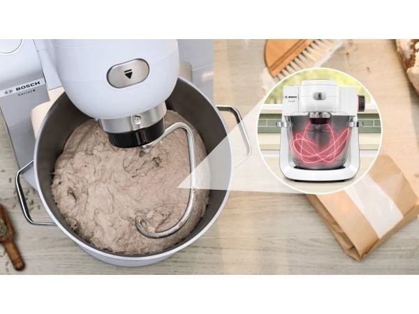 Bosch Serie 6 MUMS6EW22, 5,5 l, Hvit, Rotasjon, 3,5 kg, 3,5 kg, 1,1 m