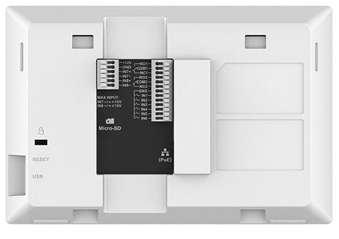 Grandstream GSC3574 - IP-intercomstasjon - kablet, trådløs - Bluetooth 5.0, 802.11a/b/g/n/ac/ax - 2.4 Ghz, 5 GHz - 10/100 Ethernet - hvit