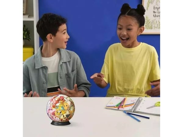 Ravensburger 3D Puzzle Ball: Pokémon - Kanto Region, 73 stykker, Tegneserier, 6 år