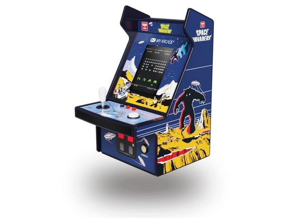 My Arcade Space Invaders Micro Player Pro, Multifärg, Home-knapp, 6,98 cm (2.75"), USB/Batteri, AA, Alkalisk