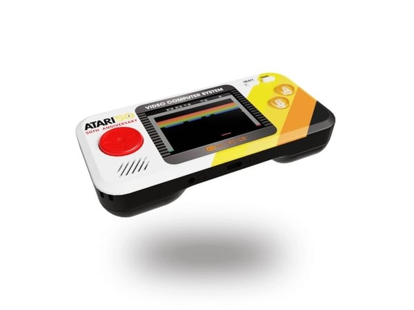 My Arcade Atari Pocket Player Pro, Flerfarget, D-pute, Valg-knapp, Startknapp, 6,98 cm (2.75"), 3,5 mm, USB/batteri, AA