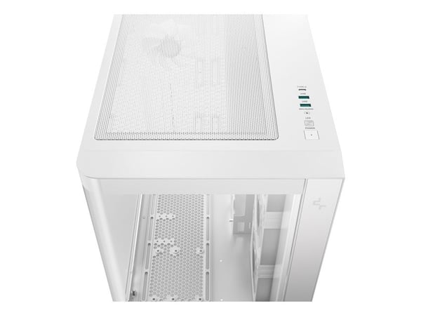 Deepcool CG530U 4F WH (white, curved glass display case)
