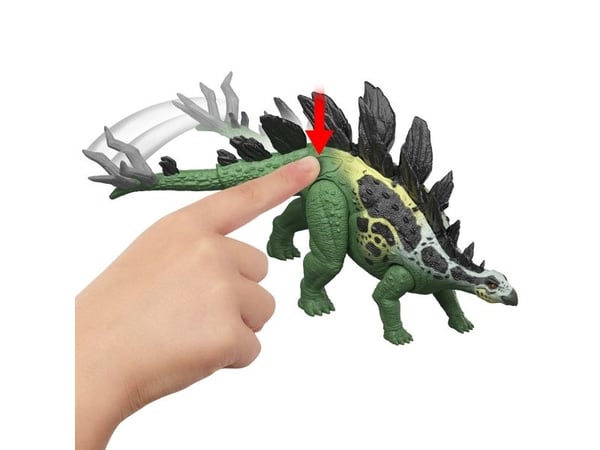 Jurassic World GIGANTIC THRASHERS Stegosaurus, 4 år, Grønn, Plast