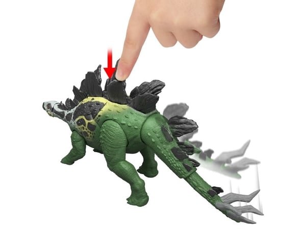 Jurassic World GIGANTIC THRASHERS Stegosaurus, 4 år, Grønn, Plast