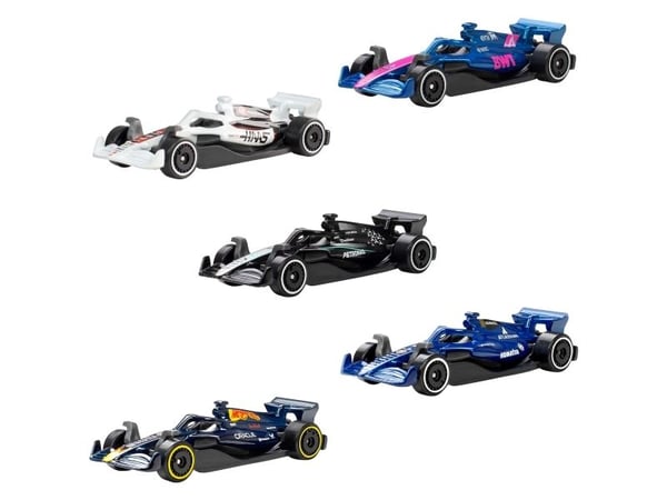 Hot Wheels F-1 Racing 2025 1:64 5-Pack