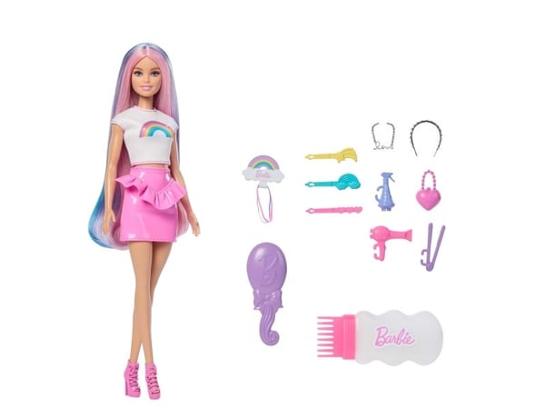 Barbie Rainbow Sparkle Hair Play Doll