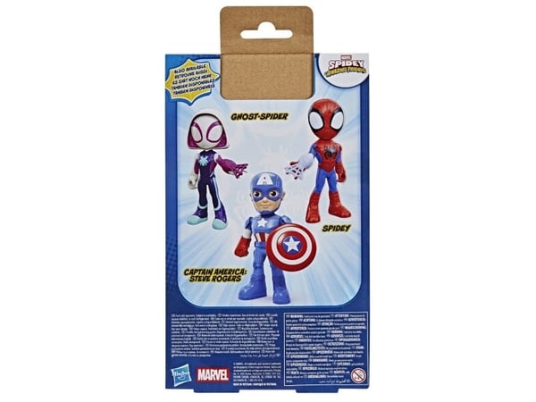 Spidey & Friends-figur 22,5 cm – Captain America