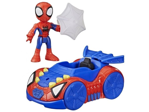 Spidey & Friends fordon & figur 7,6 cm - Spidey
