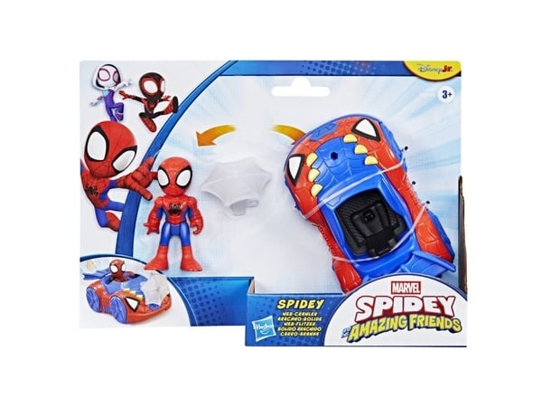 Spidey & Friends fordon & figur 7,6 cm - Spidey