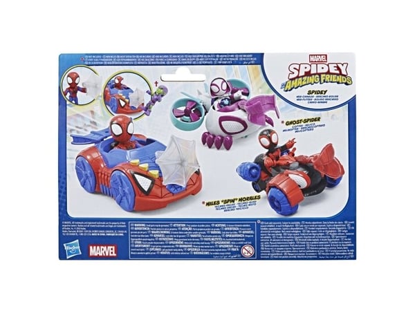 Spidey & Friends fordon & figur 7,6 cm - Spidey
