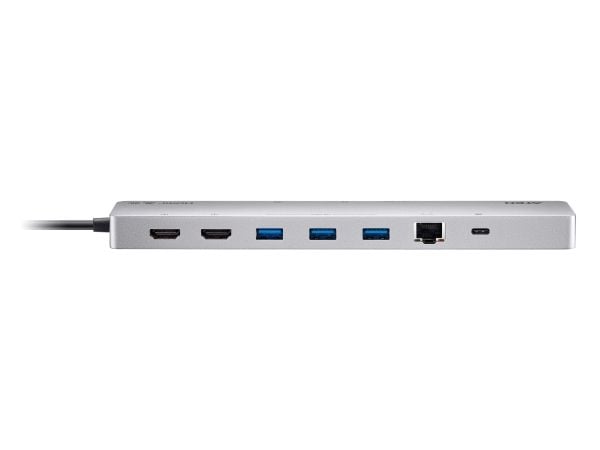 ATEN UH3240, USB Type-C, 3,5 mm, HDMI, RJ-45, USB 3.2 Gen 1 (3.1 Gen 1) Type-A, USB 3.2 Gen 1 (3.1 Gen 1) Type-C, MicroSD (TransFlash), MicroSDHC, ...